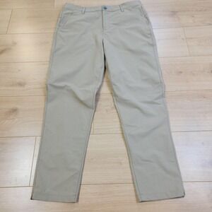 NOMATIC Outset Pants Mens 36x32 Beige Chino Microfiber Classic Fit Travel Tech